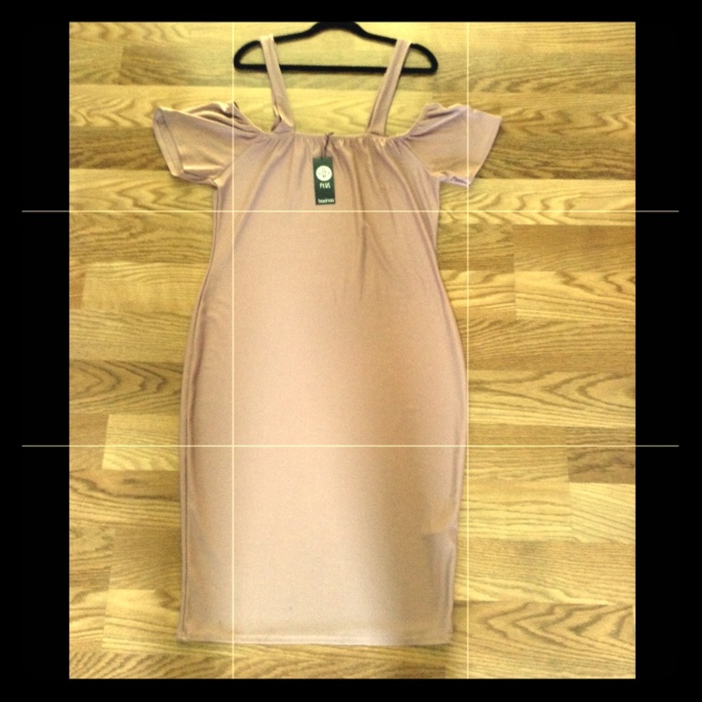 BOOHOO Mauve Dress